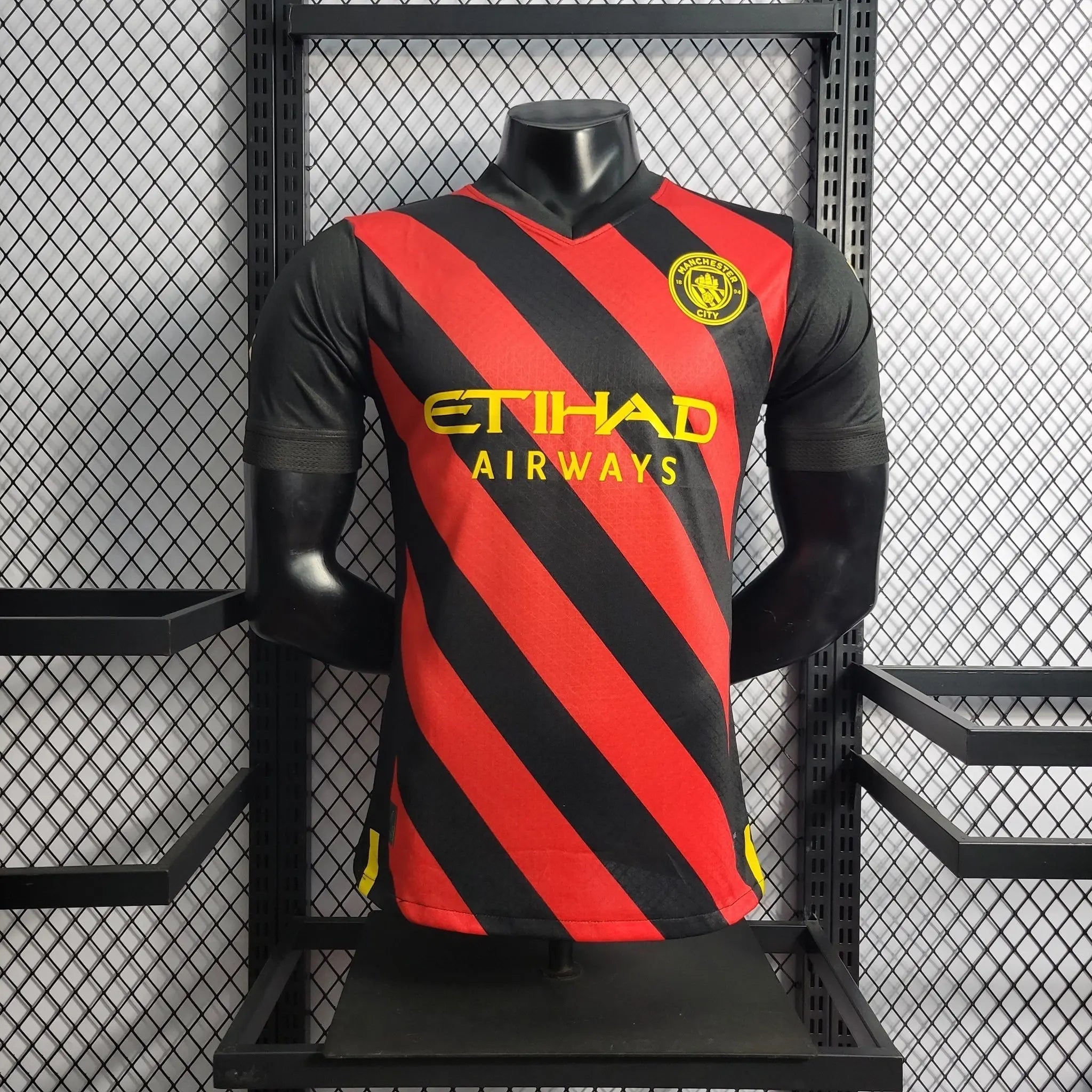 Manchester City away version Player Noir 2022 2023