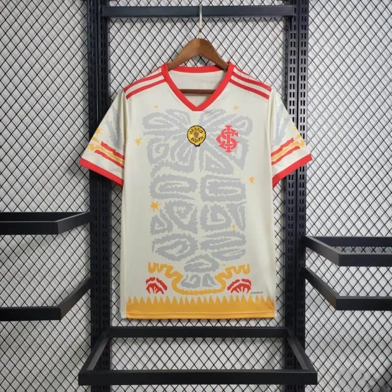 Cruzeiro maillot Édition spéciale Beige-Rouge 2023 2024